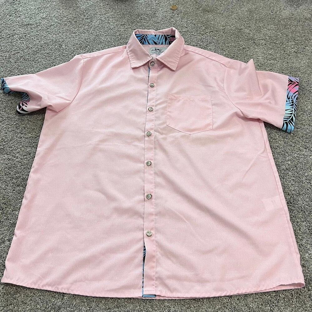 AlohaDaddy Men's Hawaiian Polo size Large NWOT